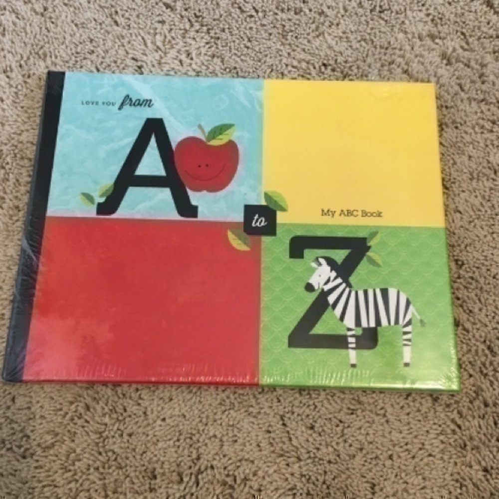 8x11 Hardcover ABC book